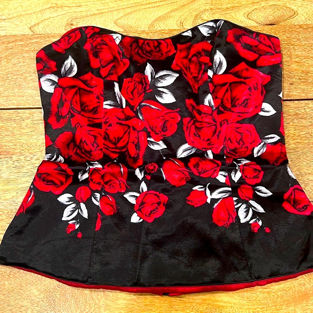 White House Black Market corset top